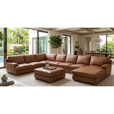 Canapé modulaire de coin avec repose-pieds Aness