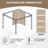 Aoodor Replacement 4-Panel Gazebo Sidewall Curtains-121327733-121327729