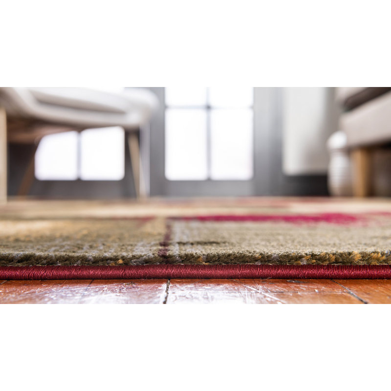 Arabica Abstract Indoor Rug, Round 4'
