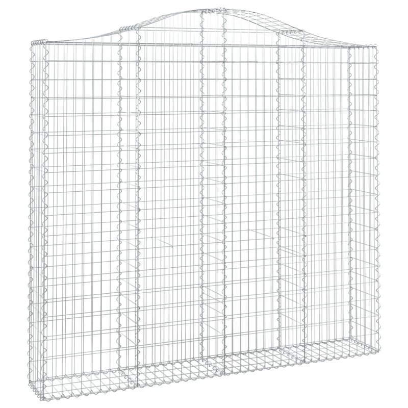 Galvanised Iron Border Fencing, 200cm H x 200cm W x 30cm D
