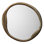 Organic Irregular Aluminum, Manufactured Wood Mirror