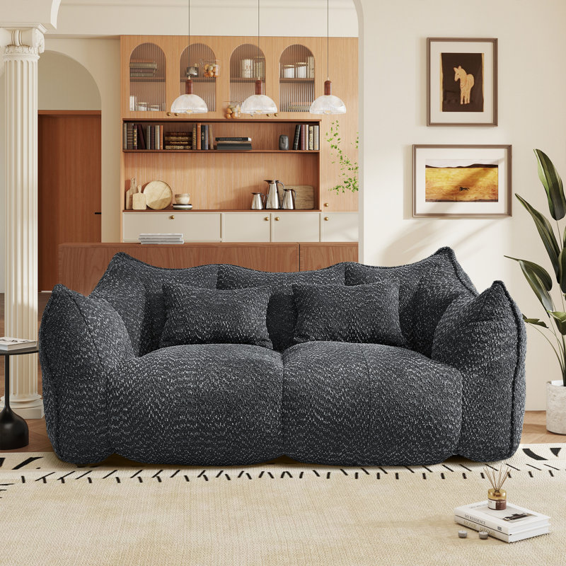 Boneless Cloud Comfy Sofa, Seat Tewkesbury Couch for Living Room, No Assemble, Chenille, 23.23'' H X 64.57'' W X 33.86'' D, 2