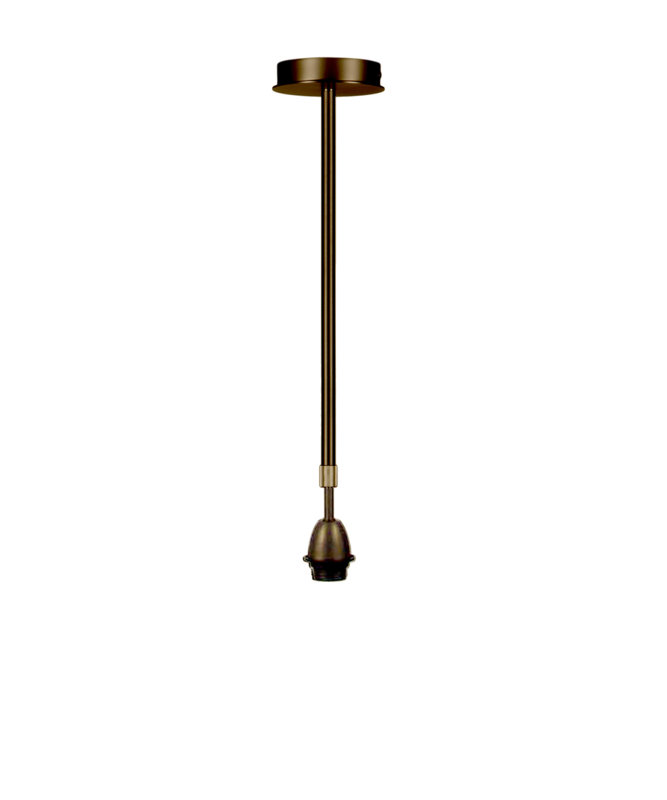 Renteria 1 - Light Bulb Pendant, Antique Brass