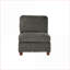 Canapé modulaire sans accoudoirs, mobilier contemporain gris anthracite chenille | Chenille | Gris anthracite