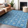Premium Machine Washable Tweedy Denim Rug