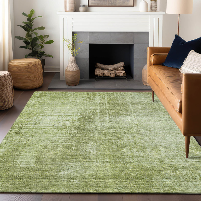Tapis sauge de qualité supérieure Prisco, Rectangle 10 pi x 14 pi