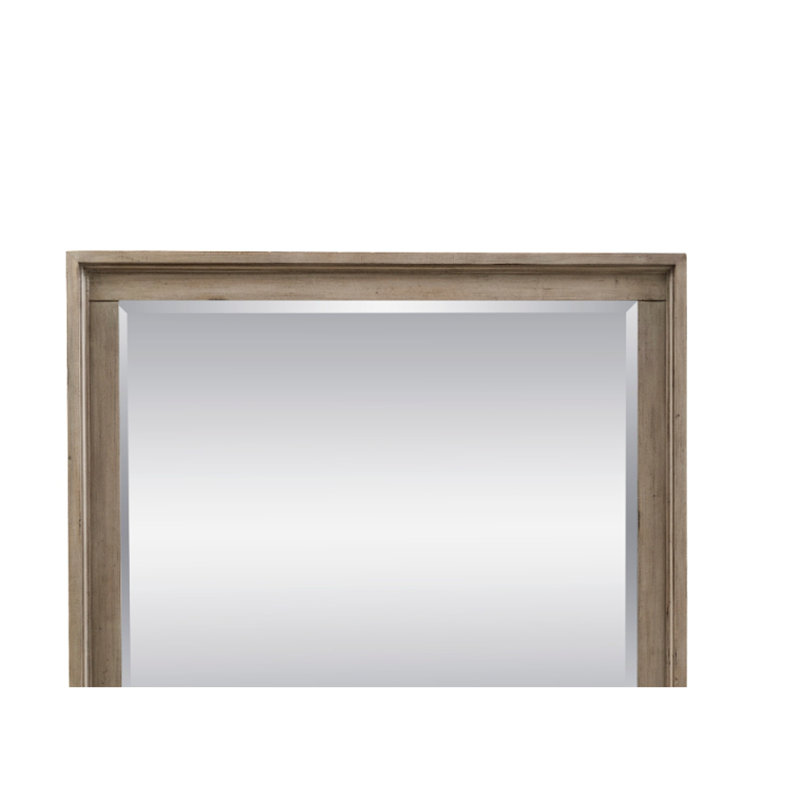 Miroir, aucun assemblage requis, finition gris verger