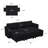 Hursey Rectangle Corduroy Sofa Bed Storage Couch Sleeper Convertible Different Shape Modular Sectional Sofa With Adjustable Armrest Backrest Movable Ottoman-891425530