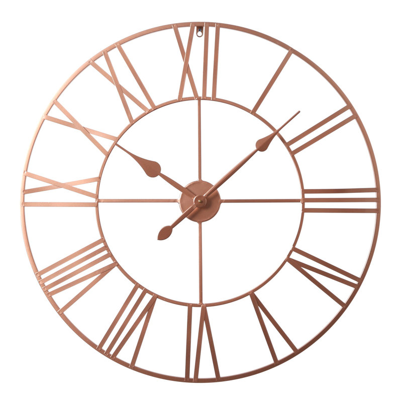 Abdulkader Iron Wall Clock, Gold