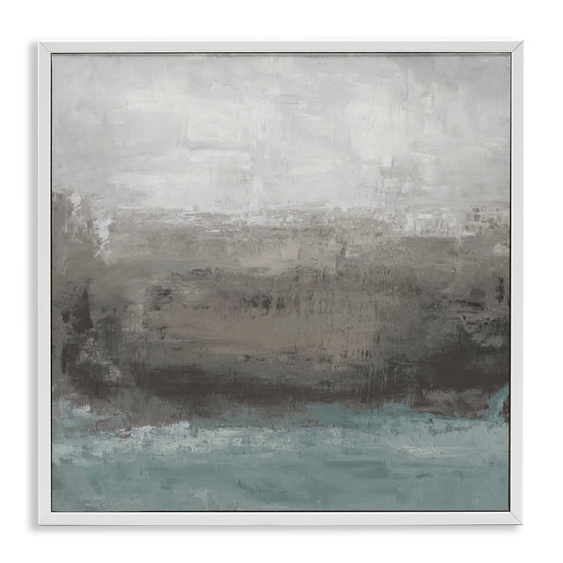 «Earth and Sea Abstraction», estampe numérique, design par Hannah Dawson, H 24 po x l 24 po