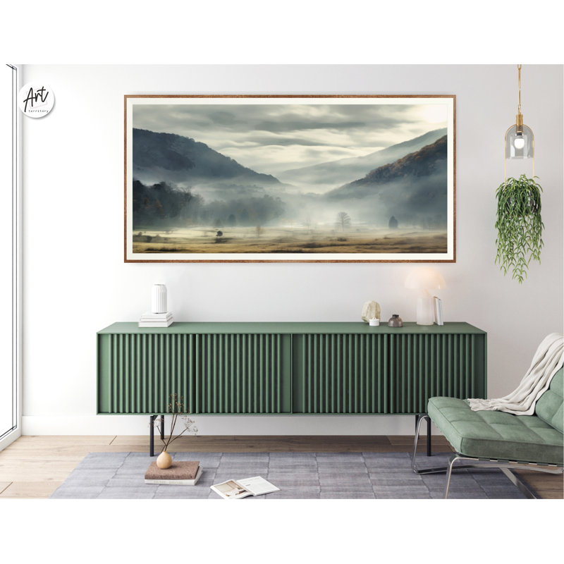 «Blue Ridge Mountains National Park», décor de Lake House, impression horizontale, Toile tendue, H 30 po x l 60 po x P 1,5 po