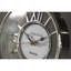 Roman Numeral Metal Quartz Movement / Crystal Tabletop Clock in Silver