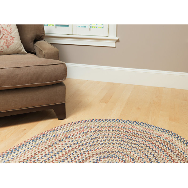 Tapis réversible Kipton - Naturel, Oval 8 pi x 10 pi