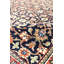Herati Hand Knotted Wool Floral Area Rug in Navy