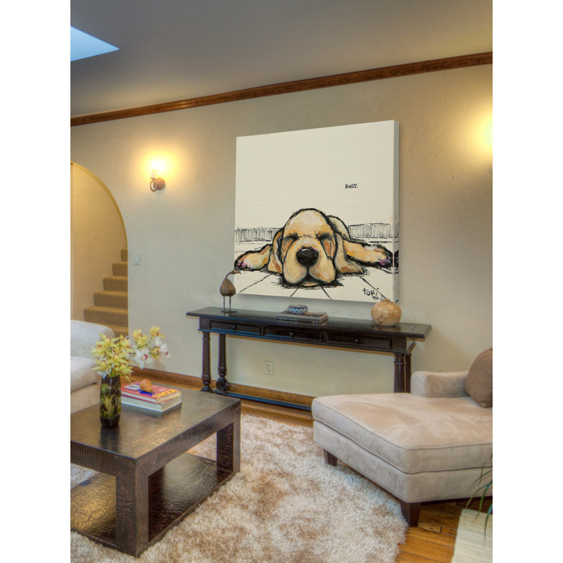 " Rest ", 12" H x 12" W x 1.5" D