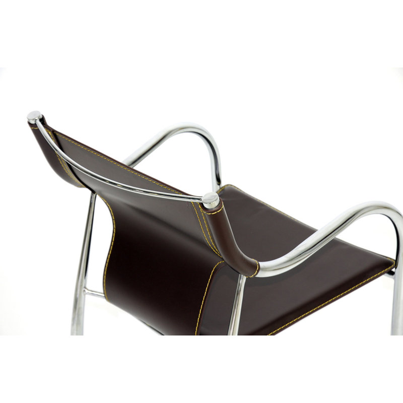 Chaise rembourrée Dartford, Brun