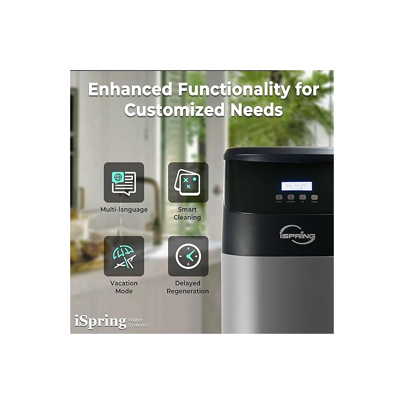 iSpring Elite Series Iron, Manganese, and Hydrogen Sulfide Reducing Whole House Water Filtration System