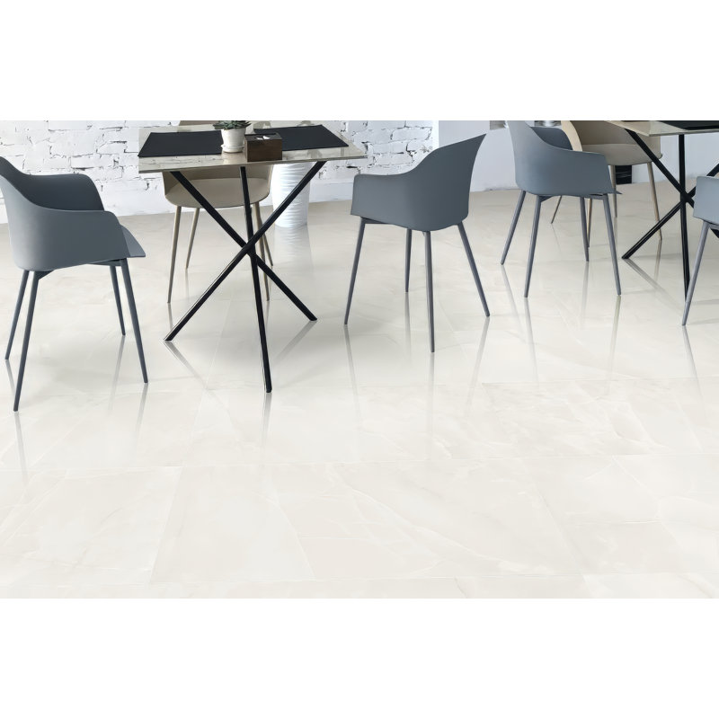 Carreau de porcelaine 24 po x 48 po Onix, Beige