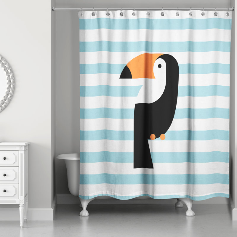 Rideau de douche simple Bonner