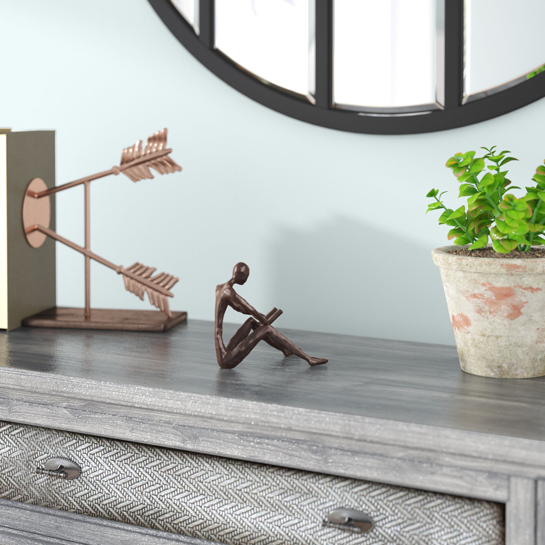 Birdsall Bronze Leisure Reading Sculpture Lark Manor™