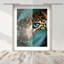Jungle Watcher III Shadowbox Animals Print by Oliver Gal, Black Frame, 16 x 20-1351244354-1351244380