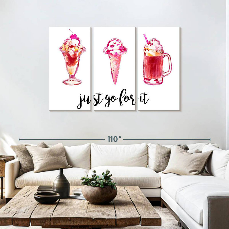 Yarlin Just Go For It, 48" H x 74" W
