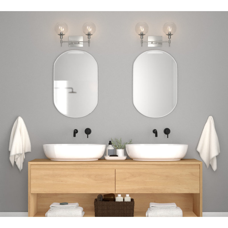 Xidane 2 - Light Dimmable Vanity Light, Sliver