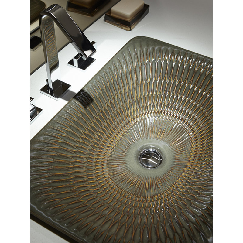 Kohler Derring® Carillon Artist Editions Rectangle Wading Pool Bathroom Sink, Bourbon Rutile