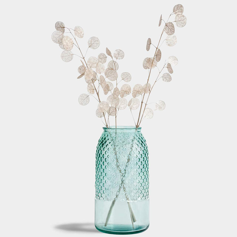 Vase de table en verre recyclé Friedell