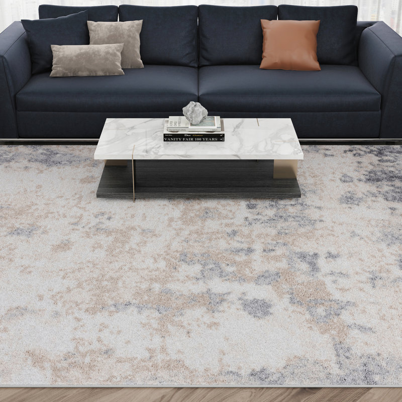 Tapis gris Cristina, Rectangle 8 pi 9 po x 12 pi 2 po