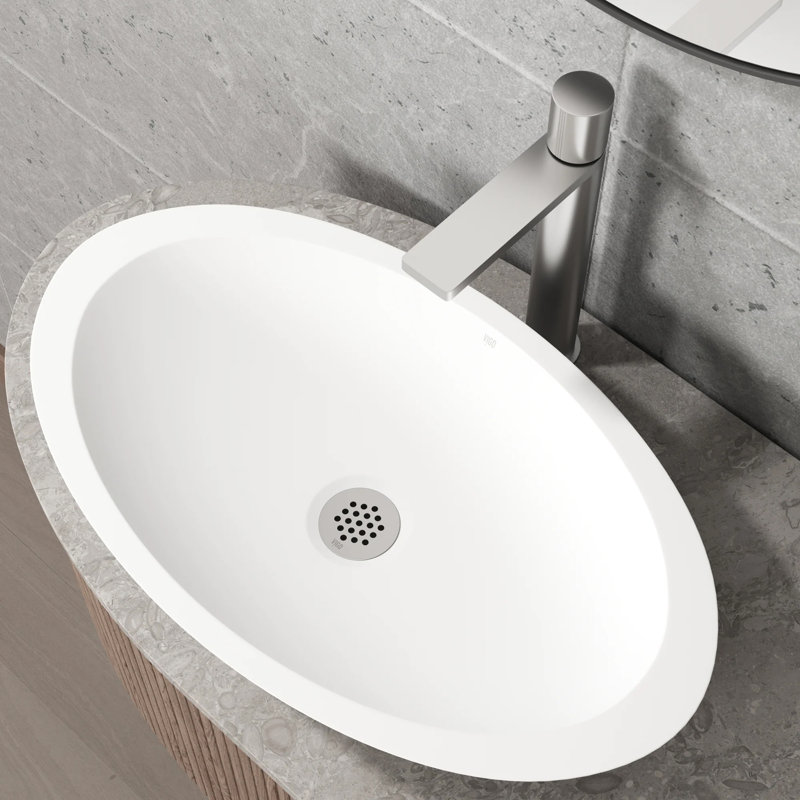 Vessel Grid Bathroom Sink Drain, Brushed Nickel