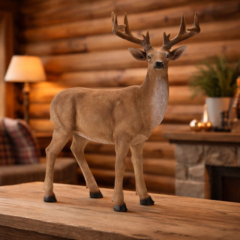 Grande figurine de cerf Woodland