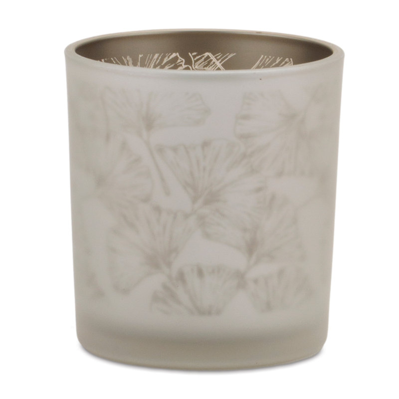 Silver & Gold Glass Votive Candle Holders