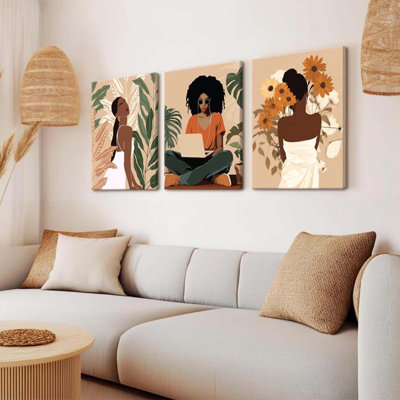 3 Piece Wrapped Canvas Print