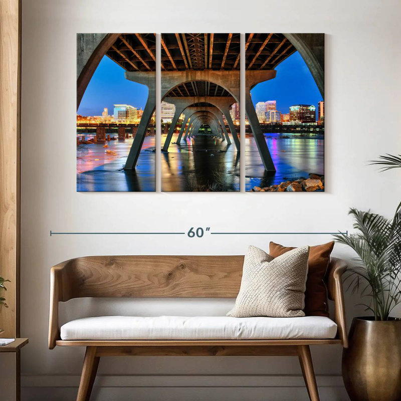 Tergel Beneath Manchester Bridge, 32" H x 50" W
