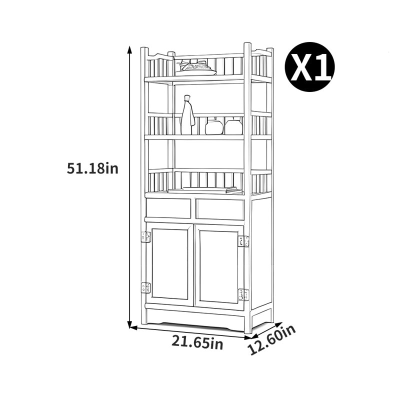 Bibliothèque à niveaux chinois