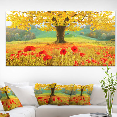 " Beautiful Autumn Yellow Tree "