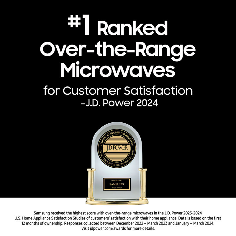 Samsung 1.6 cu. ft. Over-the-Range Microwave with Auto Cook, White