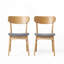 Chaise en tissu