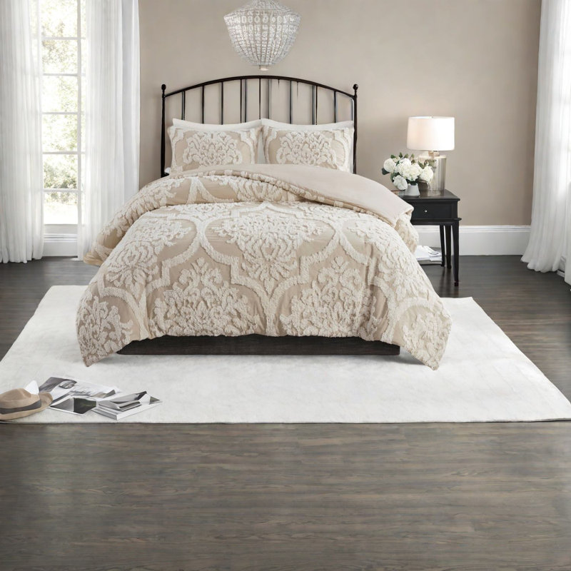 Ensemble de literie en coton luxueux, très grand, style chalet chic