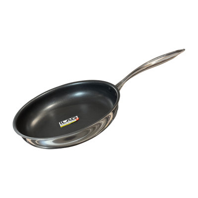 Buckingham Elite Tri-Ply 18/8 Stainless Steel Frying Pan with ILAG Ultimate Non-Stick Coating  