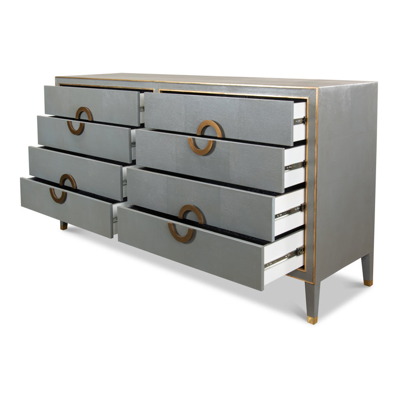 Shagreen 76'' W Sideboard, Storm Gray