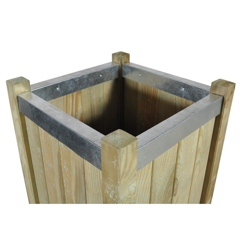 Handmade Wood Planter Box, 75cm H x 40cm W x 40cm D
