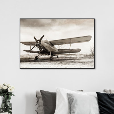 Hélice d'avion - reproduction de photo sur toile tendue