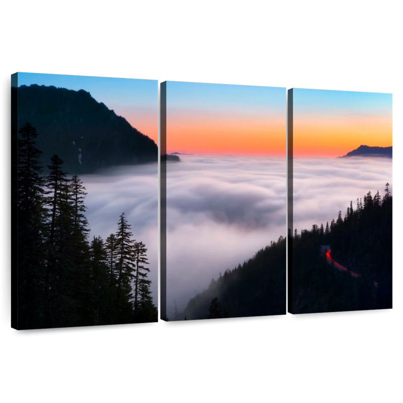 Alvord Mount Rainier Getaway, H 36 po x l 57 po
