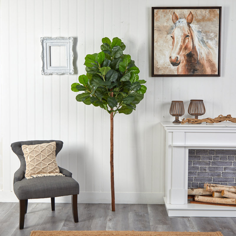Ulrich 78'' Faux Fiddle Leaf Fig Tree