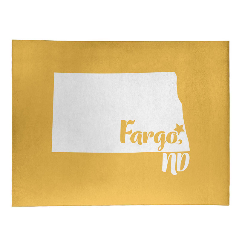 Tapis de poly-chenille fargo north dakota, Rectangle 8 pi x 10 pi