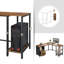 Yessenia L-Shaped Metal Base Executive Desk