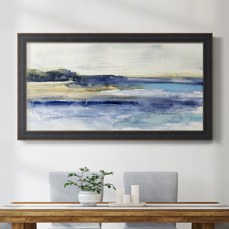 Indigo Bay - reproduction de photo sur toile, H 25 po x l 45 po x P 2,5 po