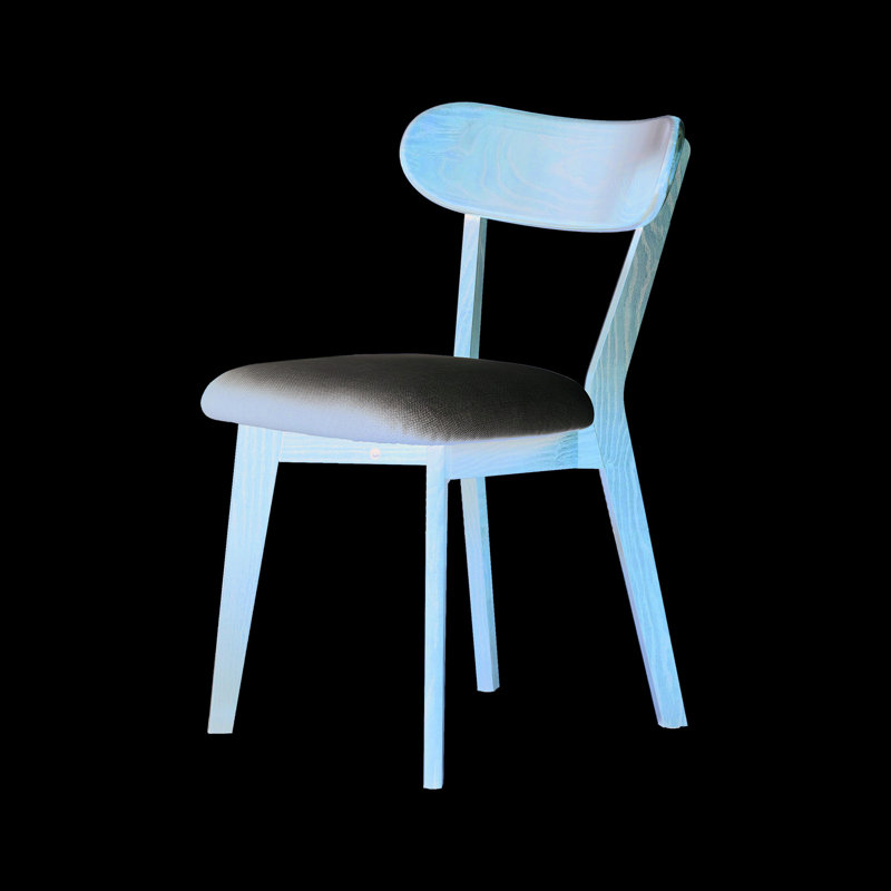 Chaise de salle à manger en chêne de qualité supérieure de couleur noyer, avec revêtement incurvé amovible et revêtement facile à nettoyer, idéale pour les espaces de réception et les espaces lounge. Entretien simple.
